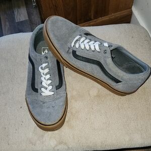 Gray And Black Vans